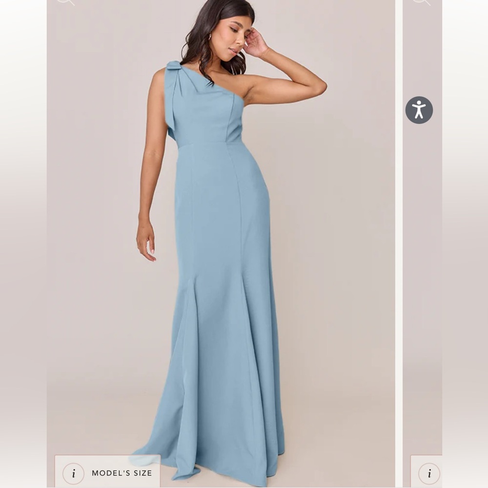Rowan Crepe Dress- French Blue
